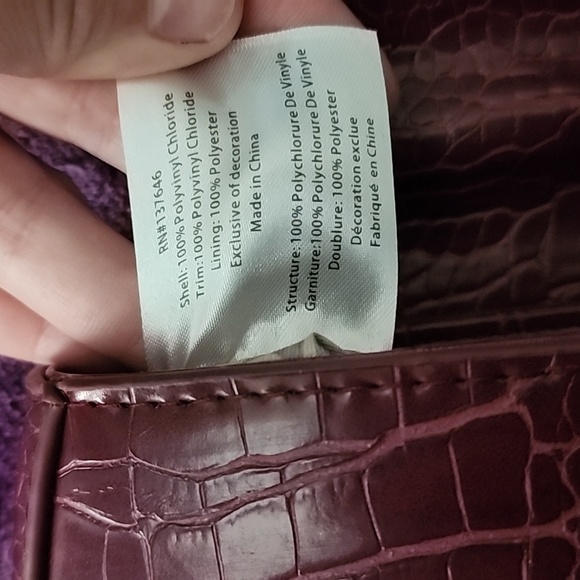 "CXL By Christian Lacroix" Croc Skin Purse ❤️ - Picture 12 of 12